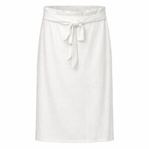 Chic White Pencil Skirt with Tie Waist
